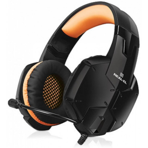 Навушники Real-El GDX-7700 Surround 7.1 Black-orange (EL124100016) в Житомирі