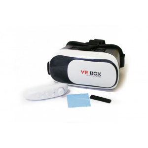 3D окуляри віртуальної реальності VR BOX 2.0 з пультом управління White краща модель в Житомирі