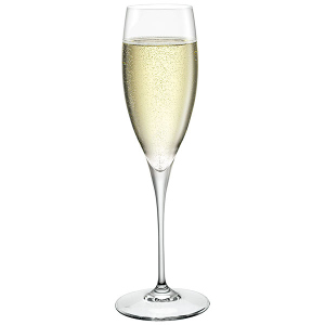 Набір келихів Bormioli Rocco Galileo для шампанського 260 мл 2 шт (170063GBL021990) краща модель в Житомирі
