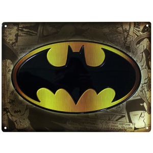 Металева картина ABYstyle DC Comics Batman (28x38) (ABYPLA012) ТОП в Житомирі