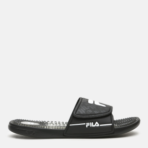 Шлепанцы Fila Massage M Slippers 105785-BW 41 26 см Черные с белым (4670036484400) в Житомире