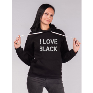 Худи Malta Ж459-14-РЧ Black Love L (46) Черное (2901000308210_mlt) лучшая модель в Житомире