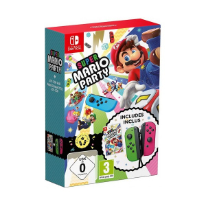 хорошая модель Super Mario Party (русская версия) + Joy-Con Pink/Green (пара)