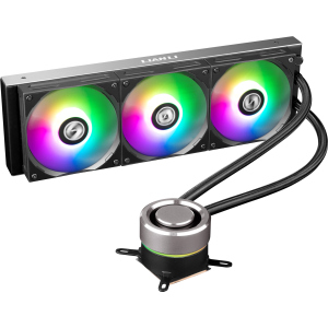 Система рідинного охолодження Lian Li Galahad AIO 360 Black Liquid Cooler with RGB (G89.GA360B.00) ТОП в Житомирі