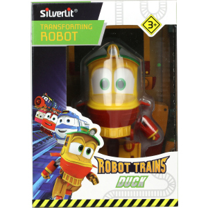 Паровозик-трансформер Silverlit Robot Trains Каченя 10 см (80166) (4891813801665) краща модель в Житомирі