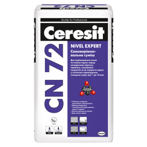Самовыравнивающаяся смесь Ceresit CN 72 25кг