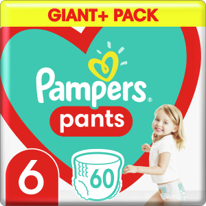 Подгузники-трусики Pampers Pants Размер 6 (15+ кг) 60 шт (8001090995179_8006540068526) в Житомире