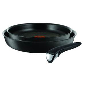 Набір сковорідок Tefal Ingenio Expertise 24 та 28 см + знімна ручка (L6509205) ТОП в Житомирі