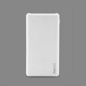 Зовнішній акумулятор 10000 mAh Dynamic RD-10000 white Recci CC200062