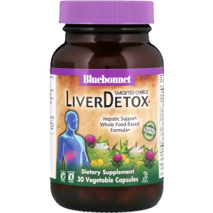 Комплекс для детоксикації печінки Liver Detox Targeted Choice Bluebonnet Nutrition 30 рослинних капсул (743715020207) в Житомирі