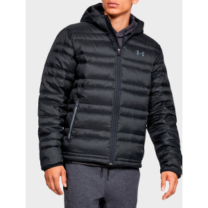 Куртка Under Armour Ua Armour Down Hooded Jkt 1342738-001 XXL Чорна (192810223462) краща модель в Житомирі