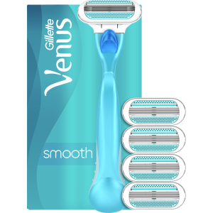 Станок для бритья женский Venus Smooth с 5 сменными картриджами (7702018363490) лучшая модель в Житомире