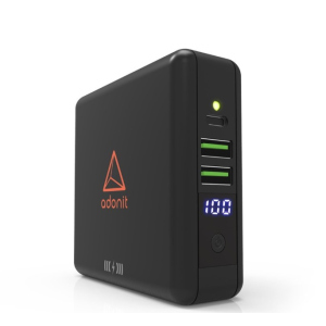 Сетевое беспроводное ЗУ + портативный аккумулятор Adonit Wireless TravelCube Black лучшая модель в Житомире