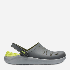 Кроки Crocs Jibbitz LiteRide 204592-0DV-M7/W9 39-40 24.6 см Сірі з жовтим (191448122178) рейтинг