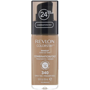 Тональний крем Revlon ColorStay комбінована та жирна шкіра з дозатором 340 Early Tan 30 мл (309974700122) краща модель в Житомирі