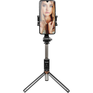 Трипод Dispho WS-18002 Selfie Stick Tripod Bluetooth Black ТОП в Житомирі