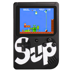 Портативна ігрова ретро приставка Sup 400 Game Box 8bit Black краща модель в Житомирі