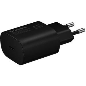 Мережевий зарядний пристрій ColorWay Power Delivery PPS USB Type-C (25W) Black (CW-CHS033PD-BK) в Житомирі