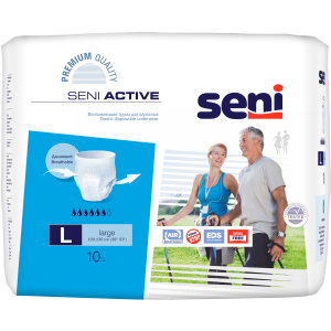 Підгузки-трусики для дорослих Seni Active Large 10 шт (5900516690915) ТОП в Житомирі