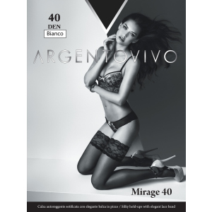 Чулки Argentovivo Mirage 40 Den 3/4 р Bianco (8051403068731) лучшая модель в Житомире