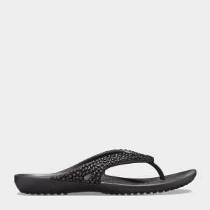 В'єтнамки Crocs Jibbitz Kadee Ii Embellished Flip 205741-001-W9 39-40 25.5 см Чорні (191448306943) краща модель в Житомирі