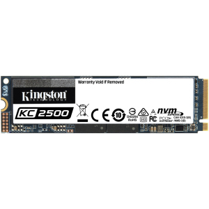 Kingston KC2500 1 ТБ NVMe M.2 2280 PCIe 3.0 x4 3D NAND TLC (SKC2500M8/1000G) ТОП в Житомирі