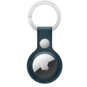 Шкіряний брелок Apple для AirTag з кільцем для ключів Baltic Blue (MHJ23ZM/A) ТОП в Житомирі