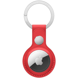 Шкіряний брелок Apple для AirTag з кільцем для ключів Red (MK103ZM/A) краща модель в Житомирі