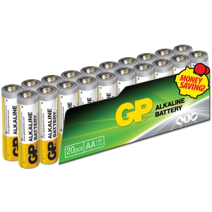 Батарейки GP SUPER ALKALINE 1.5 В 15AEPL-2VS20, LR6, AA 20 шт (4891199147470) ТОП в Житомирі