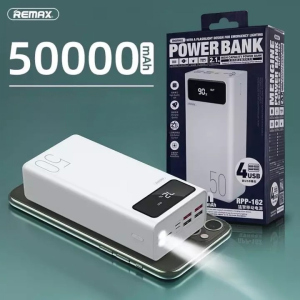 Павербанк Remax Power Bank 50000mAh|4USB/Type-C/Lightning, 2.1A|для iPhone, Android, Xiaomi, Samsung, Huawei в Житомирі