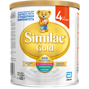 Суха молочна суміш Similac Gold 4 400 г (5391523058766) краща модель в Житомирі