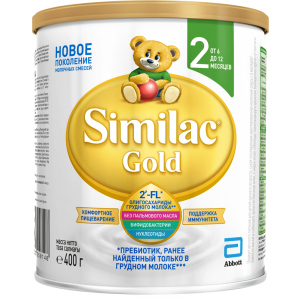 Суха молочна суміш Similac Gold 2 400 г (5391523058148) ТОП в Житомирі