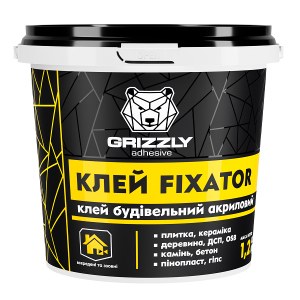 Клей будівельний акриловий Grizzly FIXATOR 12 кг (4823048028463) в Житомирі