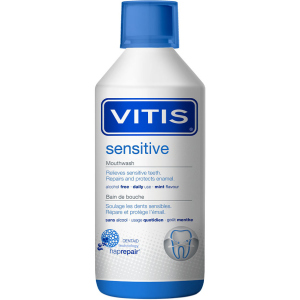 Ополіскувач для ротової порожнини Dentaid Vitis Sensitive 500 мл (36190) (8427426061958) ТОП в Житомирі