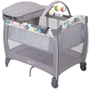 Манеж-кроватка Graco Contour Electra Patchwork (9D899PTWEU) ТОП в Житомире