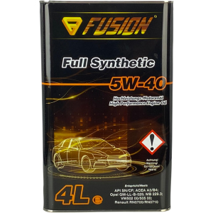 Моторное масло Fusion Full Syntetic 5W40 METAL 4 л (FU540/4met)