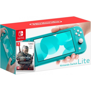 Nintendo Switch Lite Turquoise + Гра The Witcher 3: Wild Hunt Complete Edition (російська версія) ТОП в Житомирі