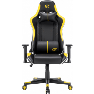 Кресло для геймеров GT RACER X-2528 Black/Yellow