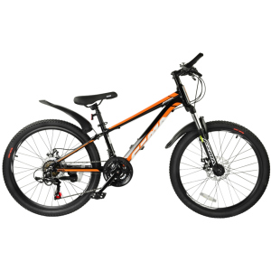 Велосипед Royal Baby Fema MTB 1.0 24" Official UA 2021 Чорний (RB24-10-BLK) ТОП в Житомирі