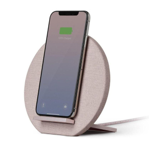 Бездротовий зарядний пристрій Native Union Dock Wireless Charger Fabric Rose (DOCK-WL-FB-ROSE) в Житомирі