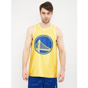 Майка Outer staff NBA EK2M1BBSQ-CURRY XL Жовта з синім (2120098602820) краща модель в Житомирі