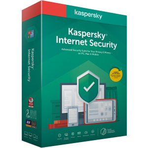 Kaspersky Internet Security 2020 для всіх пристроїв, початкове встановлення на 1 рік для 5 ПК (DVD-Box, коробкова версія) краща модель в Житомирі