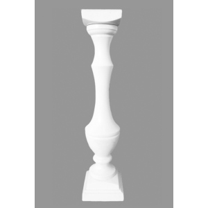 Балясина бетонна амфороподібна біла не потребує фарбування 17.5х69.5 см. краща модель в Житомирі