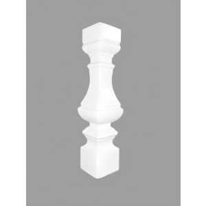 Балясина квадратна біла під мармур 17.5х69.5 см в Житомирі