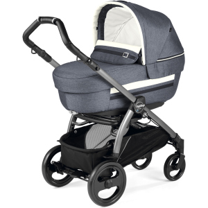 Универсальная коляска 2в1 Peg-Perego Book Plus S Luxe Mirage Серо-синяя (PACK01-00000000002) ТОП в Житомире