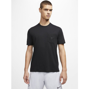 Футболка Nike Rafa Mens Short-Sleeve Tennis Top CZ0387-010 M (194276061268) краща модель в Житомирі