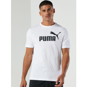 Футболка Puma Ess Logo Tee 58666602 XL Puma White (4063697398726) ТОП в Житомирі