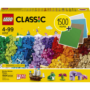 Конструктор LEGO Classic Кубики, кубики, пластины! 1504 деталей (11717) в Житомире