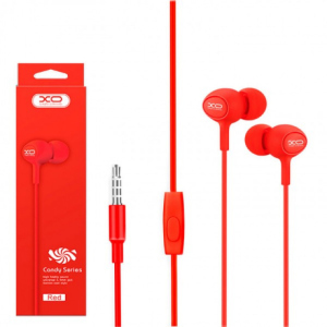 Наушники XO S6 Red - Красные jack 3.5 с микрофоном лучшая модель в Житомире