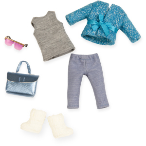 Набор одежды для куклы Lori Голубое пальто (LO30005Z)